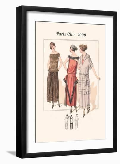 Tea Dresses-null-Framed Art Print