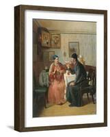 Tea Drinking, 1895-Alexey Avvakumovich Naumov-Framed Giclee Print