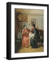 Tea Drinking, 1895-Alexey Avvakumovich Naumov-Framed Giclee Print