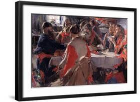 Tea Drinking-Abram Yefimovich Arkhipov-Framed Giclee Print