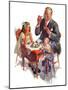 "Tea for Grandpa,"February 18, 1933-C. Gager Phillips-Mounted Giclee Print