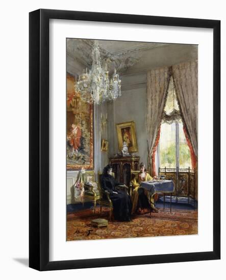 Tea for Two-Denis Pierre Bergeret-Framed Giclee Print