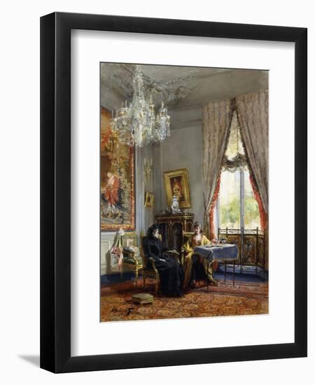 Tea for Two-Denis Pierre Bergeret-Framed Premium Giclee Print