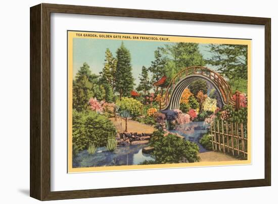 Tea Garden, Golden Gate Park, San Francisco, California-null-Framed Art Print