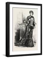 Tea Gown, Fashion, 1882-null-Framed Giclee Print