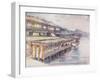 Tea-House by the River-Mortimer Ludington Menpes-Framed Giclee Print