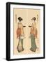 Tea House Girl-Kitagawa Utamaro-Framed Art Print