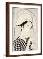 Tea-House in Ryogoku, from the Series Bijin Juyo-Kitagawa Utamaro-Framed Giclee Print