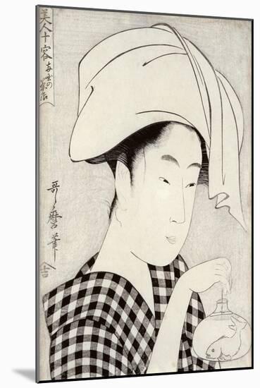 Tea-House in Ryogoku, from the Series Bijin Juyo-Kitagawa Utamaro-Mounted Giclee Print