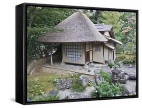 Tea House, Kodai-Ji Temple, Kyoto, Japan-Rob Tilley-Framed Stretched Canvas