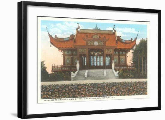 Tea House, Newport, Rhode Island-null-Framed Art Print