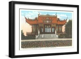 Tea House, Newport, Rhode Island-null-Framed Art Print