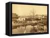 Tea House of Yu Garden in Shanghai (China)-Felice Beato-Framed Stretched Canvas