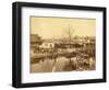 Tea House of Yu Garden in Shanghai (China)-Felice Beato-Framed Photographic Print