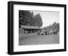 Tea House on the Road to Mount Rainier, 1915-null-Framed Giclee Print