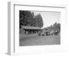 Tea House on the Road to Mount Rainier, 1915-null-Framed Giclee Print