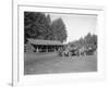 Tea House on the Road to Mount Rainier, 1915-null-Framed Giclee Print