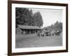 Tea House on the Road to Mount Rainier, 1915-null-Framed Giclee Print