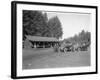 Tea House on the Road to Mount Rainier, 1915-null-Framed Giclee Print