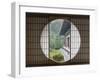 Tea House Window, Sesshuji Temple, Kyoto, Japan-Rob Tilley-Framed Premium Photographic Print