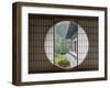 Tea House Window, Sesshuji Temple, Kyoto, Japan-Rob Tilley-Framed Photographic Print