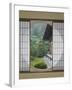 Tea House Window, Sesshuji Temple, Kyoto, Japan-Rob Tilley-Framed Premium Photographic Print