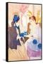 Tea In The Afternoon-Mary Cassatt-Framed Stretched Canvas