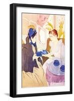 Tea In The Afternoon-Mary Cassatt-Framed Art Print