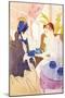 Tea In The Afternoon-Mary Cassatt-Mounted Art Print