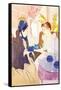 Tea In The Afternoon-Mary Cassatt-Framed Stretched Canvas