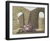 Tea in the Garden-Lequeu-Framed Giclee Print