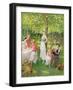 Tea in the Garden-Jules Cayron-Framed Giclee Print