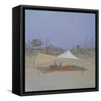 Tea in the Tent-Lincoln Seligman-Framed Stretched Canvas