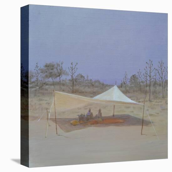 Tea in the Tent-Lincoln Seligman-Stretched Canvas