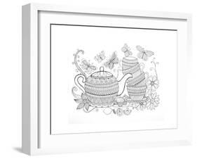 Tea Kettle5-Neeti Goswami-Framed Art Print
