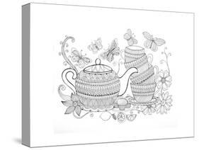 Tea Kettle5-Neeti Goswami-Stretched Canvas