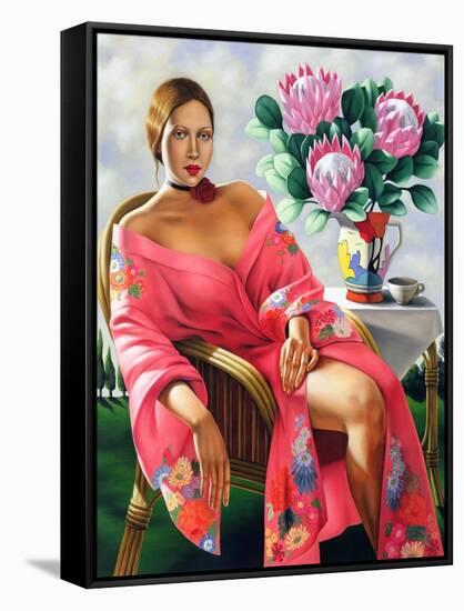 Tea, Late Afternoon, 2005-Catherine Abel-Framed Stretched Canvas