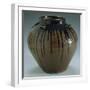 Tea Leaf Vase with Straight Neck-null-Framed Giclee Print