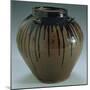 Tea Leaf Vase with Straight Neck-null-Mounted Giclee Print