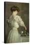 Tea Leaves-William McGregor Paxton-Stretched Canvas