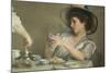 Tea Leaves-William McGregor Paxton-Mounted Art Print