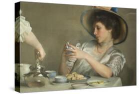 Tea Leaves-William McGregor Paxton-Stretched Canvas