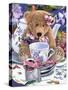 Tea Party Bear 1-Jenny Newland-Stretched Canvas