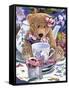 Tea Party Bear 1-Jenny Newland-Framed Stretched Canvas