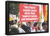 Tea Party Better Than Mob Of Racists Homophobes Funny Poster-null-Framed Poster