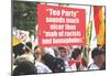 Tea Party Better Than Mob Of Racists Homophobes Funny Poster-null-Mounted Poster