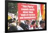Tea Party Better Than Mob Of Racists Homophobes Funny Poster-Ephemera-Framed Poster