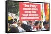 Tea Party Better Than Mob Of Racists Homophobes Funny Poster-Ephemera-Framed Stretched Canvas