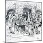 Tea party in colonial New England-Howard Pyle-Mounted Giclee Print