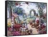 Tea Party-Barbara Mock-Framed Stretched Canvas